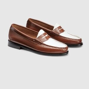 G.H. Bass & Co. Brown and White Loafers SIZE 8 MEN